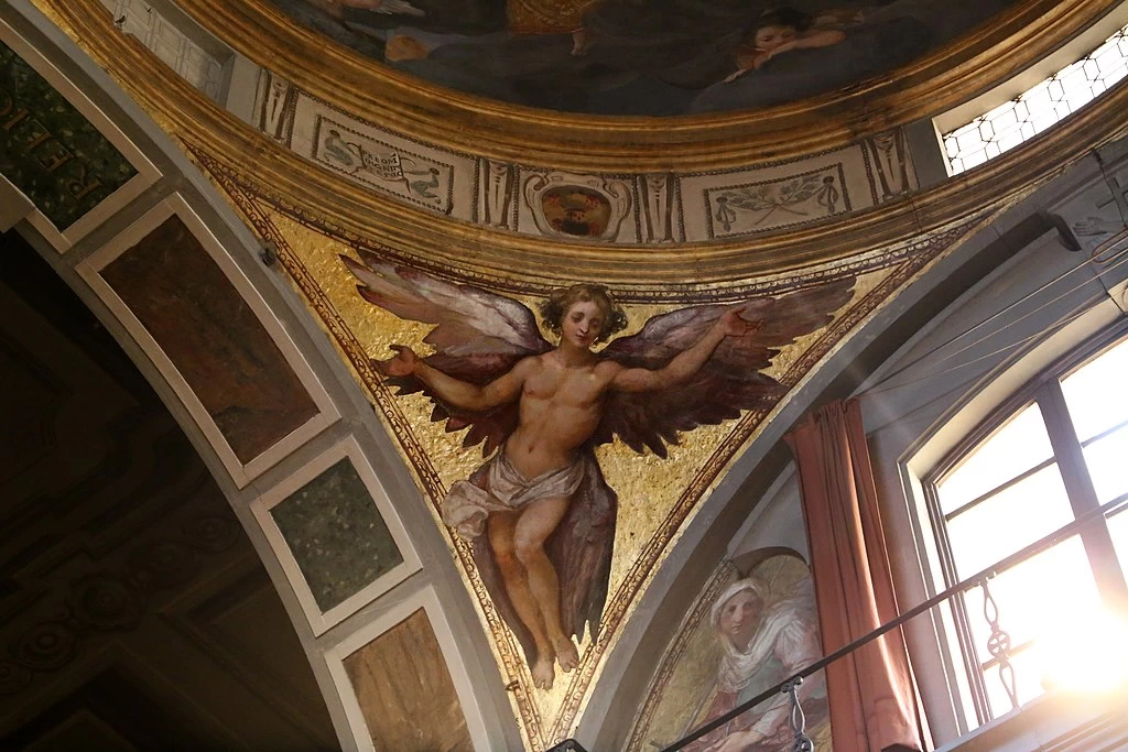 Giovanni Mannozzi - 182, Ognissanti, Firenze, Gloria degli angeli, dettaglio 4